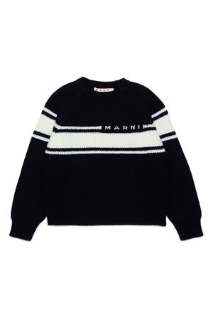 maglione in lana nero MARNI KIDS | M01210M00T00M900